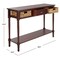 Safavieh Christa Console Table- Cherry - 31.5 x 13.4 x 44.5 in. AMH5737C - alternate 6